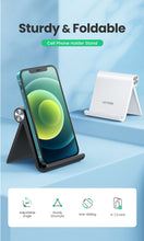 Load image into Gallery viewer, Adjustable Foldable Mobile Phone Holder Stand