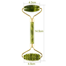 Load image into Gallery viewer, Jade Stone Roller Massager.